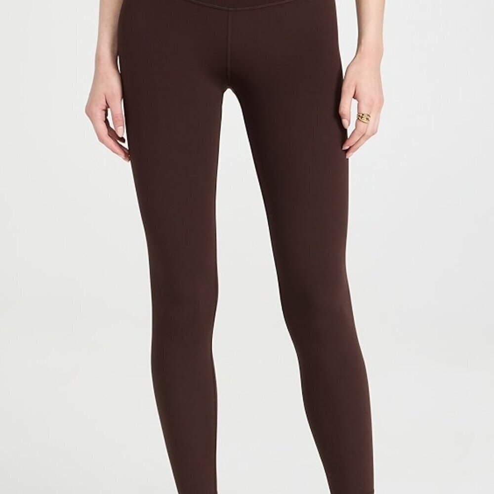 Reformation EcoStretch Legging Cropped Small Maroon
